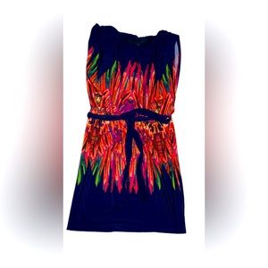 Fenn Wright Manson Women’s Size 4 Tropical Print Colorful Dress